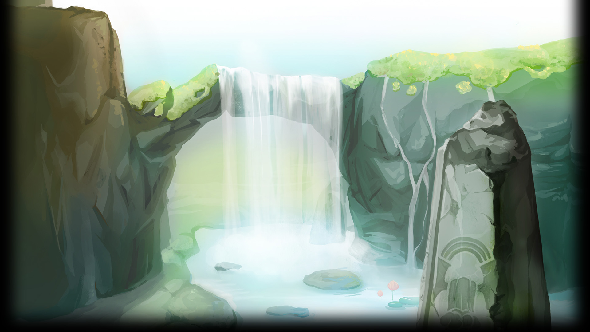 Towards The Waterfall