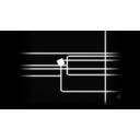 Line / Dash Glow (Black / White)