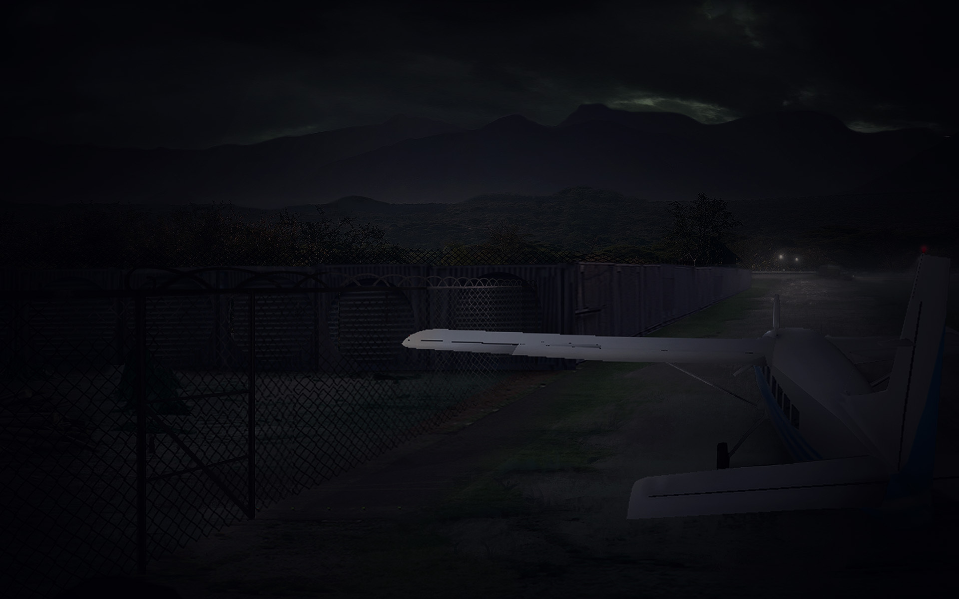 The airfield