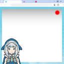 Gawr Gura (Avatar Profile Frame)
