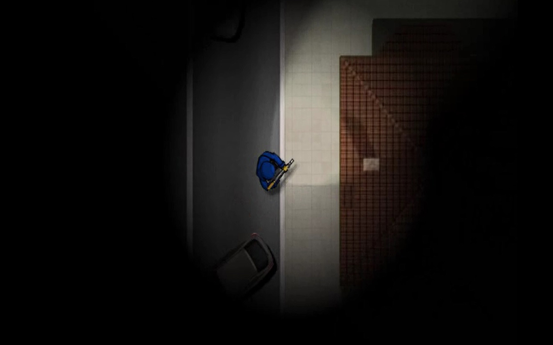 Walking through the city