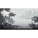 Glitch Sansui-zu (still)