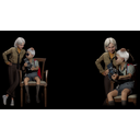Daniel and Lisa as kids (Profile Background)