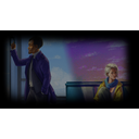 Ahmal and Silvie on the monorail