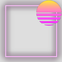 Retrowave (Avatar Profile Frame)