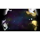 Giant space koi fish (iridescent version)