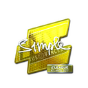 Sticker | s1mple (Foil) | Atlanta 2017