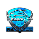 Sticker | keshandr (Foil) | Krakow 2017