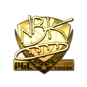 Sticker | NBK- (Gold) | Krakow 2017