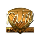 Sticker | rain (Gold) | Krakow 2017