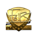 Sticker | felps (Gold) | Krakow 2017