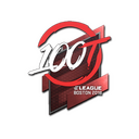Sticker | 100 Thieves | Boston 2018