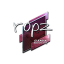 Sticker | ropz (Foil) | Boston 2018