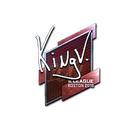 Sticker | kNgV- (Foil) | Boston 2018