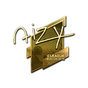 Sticker | aizy (Gold) | Boston 2018