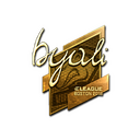 Sticker | byali (Gold) | Boston 2018
