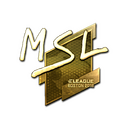 Sticker | MSL (Gold) | Boston 2018