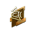 Sticker | chrisJ (Gold) | Boston 2018