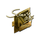 Sticker | ScreaM (Gold) | Boston 2018