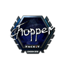 Sticker | chopper (Foil) | London 2018