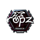 Sticker | ropz (Foil) | London 2018