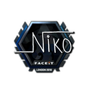 Sticker | niko (Foil)  | London 2018