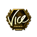 Sticker | vice (Gold) | London 2018