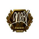 Sticker | ANGE1 (Gold) | London 2018