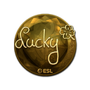 Sticker | Lucky (Gold) | Katowice 2019