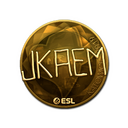 Sticker | jkaem (Gold) | Katowice 2019