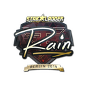 Sticker | rain (Gold) | Berlin 2019
