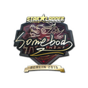 Sticker | somebody (Gold) | Berlin 2019