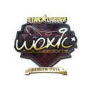 Sticker | woxic (Gold) | Berlin 2019