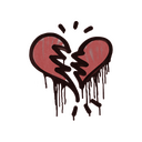 Sealed Graffiti | Broken Heart (Blood Red)
