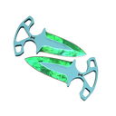 ★ StatTrak™ Shadow Daggers | Gamma Doppler Emerald (Factory New)