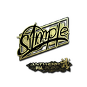 Sticker | s1mple (Gold) | Antwerp 2022