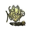 Sticker | NiKo (Gold) | Antwerp 2022