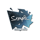 Sticker | s1mple | Cologne 2016