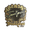 Sticker | JamYoung (Gold) | Budapest 2025