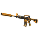 StatTrak™ M4A1-S | Golden Coil (Well-Worn)