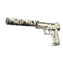 USP-S | Whiteout (Battle-Scarred)