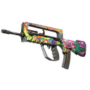 FAMAS | Bad Trip (Battle-Scarred)