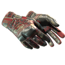 ★ Moto Gloves | Blood Pressure (Battle-Scarred)