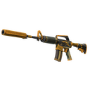 M4A1-S | Golden Coil (Battle-Scarred)