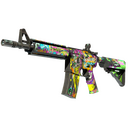 StatTrak™ M4A4 | In Living Color (Battle-Scarred)