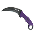 ★ StatTrak™ Talon Knife | Ultraviolet (Well-Worn)