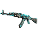 StatTrak™ AK-47 | Frontside Misty (Well-Worn)