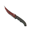 ★ Flip Knife | Crimson Web (Battle-Scarred)