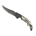 ★ StatTrak™ Falchion Knife | Black Laminate (Well-Worn)