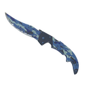 ★ Falchion Knife | Bright Water (Well-Worn)